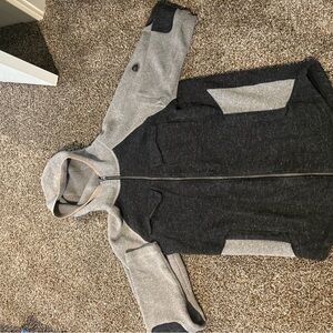 Merrell Black and Gray Fleece Jacket